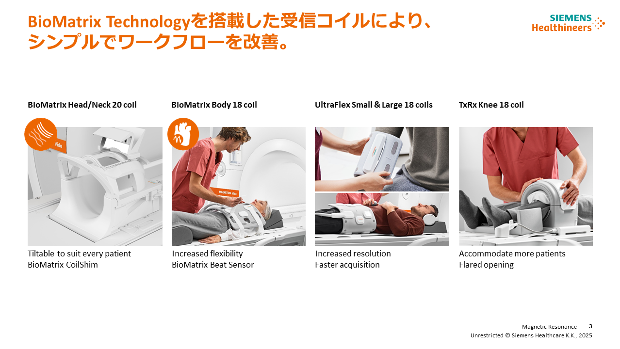 MAGNETOM Vida BioMatrix Technology